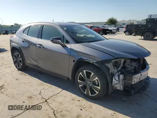 2019 Lexus UX 250h with VIN JTHU9JBH1K2004628, listed as a Copart auction lot 56522165 with 103,168 mi miles and Salvage title. Bid and sale history available at DreamBid. Image 4.