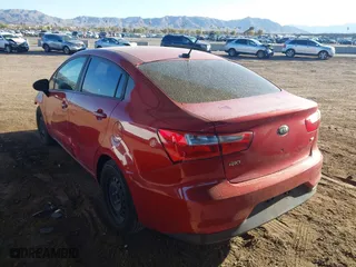 2017 Kia Rio LX with VIN KNADM4A31H6117534, listed as a IAAI auction lot 41623720 with 99,792 mi miles. Bid and sale history available at carsss.com. Image 3.