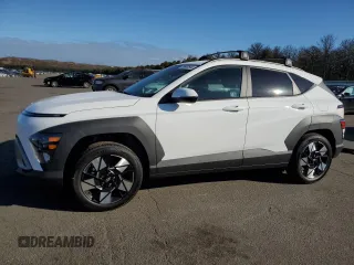 2025 Hyundai Kona SEL Convenience with VIN KM8HCCAB2SU203748, listed as a Copart auction lot 73600544 with 292 mi miles and Salvage Title. Bid and sale history available at carsss.com. Image 1.