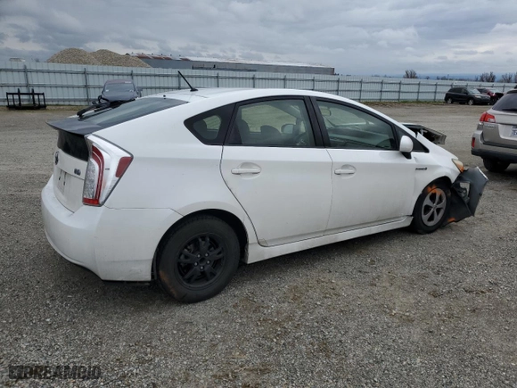2012 Toyota Prius One with VIN JTDKN3DU4C5428430, listed as a Copart auction lot 47591535 with 165,056 mi miles and Salvage Title. Bid and sale history available at carsss.com. Image 3.