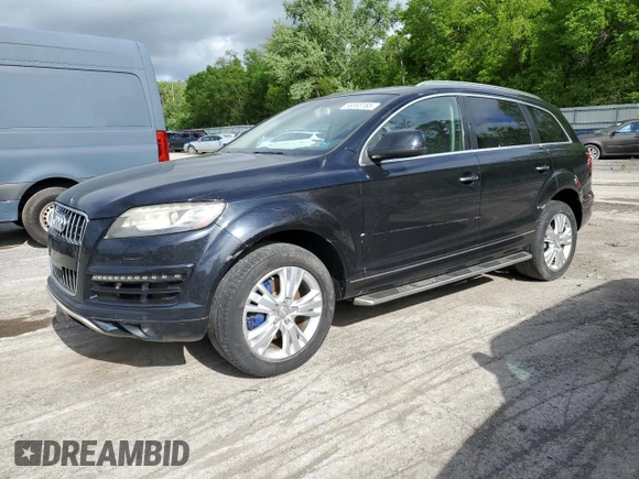 2010 Audi Q7 Premium Plus with VIN WA1LMAFE2AD000743, listed as a Copart auction lot 56893185 with 117,527 mi miles and Clean title. Bid and sale history available at DreamBid. Image 1.