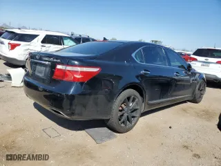 2008 Lexus LS 460 LWB with VIN JTHGL46F785025354, listed as a Copart auction lot 72372784 with 166,549 mi miles and Salvage Title. Bid and sale history available at carsss.com. Image 3.