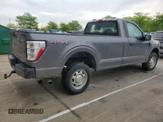 2021 Ford F-150 XL с VIN 1FTMF1E56MKE36985, выставлен на аукционе Copart как лот 55805335 с пробегом 49 618 миль миль и Списание • Salvage title. История ставок и продаж доступна на DreamBid. Изображение 3.