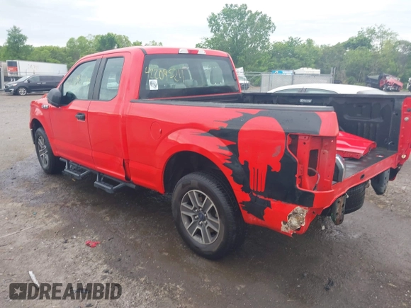 2018 Ford F-150 XL z VIN 1FTEX1EB2JFE14994, wystawiony jako IAAI lot #42209524 z przebiegiem 88 285 mil mil oraz . Historia ofert i sprzedaży dostępna na DreamBid. Obrazek 3.