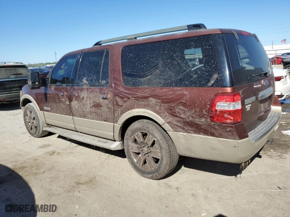2007 Ford Expedition EL Eddie Bauer with VIN 1FMFK17597LA86313, listed as a Copart auction lot 47466524 with 218,931 mi miles and Non Repairable. Bid and sale history available at carsss.com. Image 2.