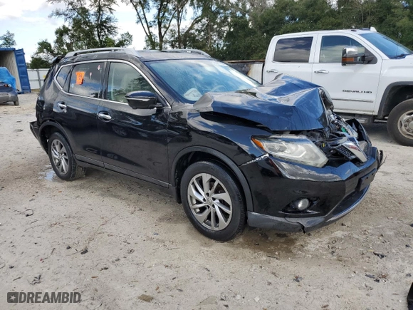 2015 Nissan Rogue SL with VIN 5N1AT2MV5FC769318, listed as a Copart auction lot 80272594 with 158,155 mi miles and Salvage Title. Bid and sale history available at carsss.com. Image 4.
