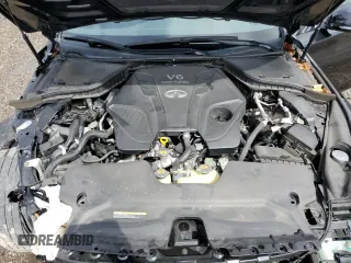 2021 Infiniti Q50 Red Sport 400 with VIN JN1FV7DR3MM881078, listed as a Copart auction lot 71309394 with 28,516 mi miles and Salvage Title. Bid and sale history available at carsss.com. Image 11.