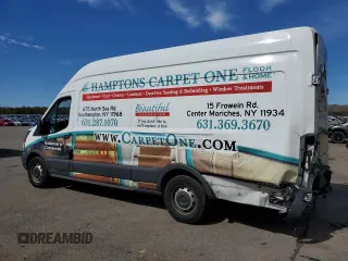 2017 Ford Transit with VIN 1FTBW3XM5HKA18155, listed as a Copart auction lot 55186125 with 140,163 mi miles and Salvage Title. Bid and sale history available at carsss.com. Image 2.
