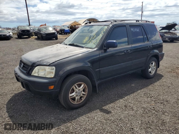 2000 Honda CR-V EX with VIN JHLRD1767YS018848, listed as a Copart auction lot 73234744 with 154,009 mi miles and Clean Title. Bid and sale history available at carsss.com. Image 1.
