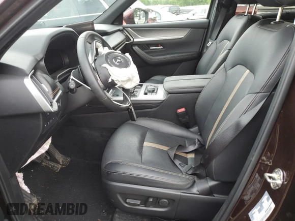 2024 Mazda CX-90 Premium Plus with VIN JM3KKEHA9R1152449, listed as a Copart auction lot 63047925 with 10,235 mi miles and Salvage title. Bid and sale history available at DreamBid. Image 7.