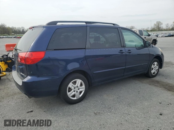 2006 Toyota Sienna CE with VIN 5TDZA23C16S522681, listed as a Copart auction lot 54541195 with 281,238 mi miles and Clean Title. Bid and sale history available at carsss.com. Image 3.