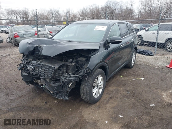 2019 Kia Sorento LX with VIN 5XYPG4A35KG491026, listed as a IAAI auction lot 41453463 with 129,709 mi miles. Bid and sale history available at carsss.com. Image 17.
