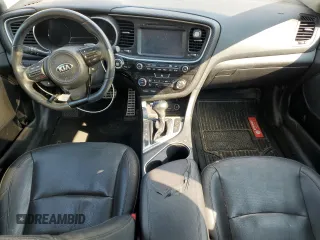 2015 Kia Optima SX Turbo with VIN 5XXGR4A69FG425643, listed as a Copart auction lot 64755095 with Not provided miles and Clean title. Bid and sale history available at DreamBid. Image 9.