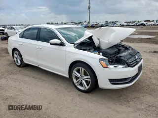 2014 Volkswagen Passat SE with VIN 1VWBS7A38EC050426, listed as a Copart auction lot 64383315 with 114,751 mi miles and Salvage title. Bid and sale history available at DreamBid. Image 4.