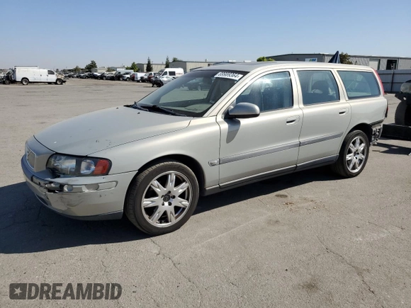 2002 Volvo V70 with VIN YV1SJ58DX21263405, listed as a Copart auction lot 69989364 with 133,710 mi miles and Salvage Title. Bid and sale history available at carsss.com. Image 1.