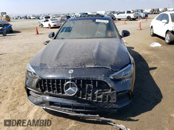 2023 Mercedes-Benz C 43 AMG with VIN W1KAF8HB0PR100831, listed as a Copart auction lot 67601874 with 10,793 mi miles and Salvage Title. Bid and sale history available at DreamBid. Image 5.