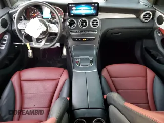 2021 Mercedes-Benz GLC with VIN W1N0J8EB6MG011810, listed as a Copart auction lot 88361905 with 54,286 mi miles and Salvage Title. Bid and sale history available at carsss.com. Image 8.