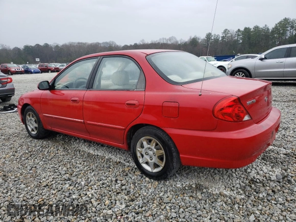 2003 Kia Spectra with VIN KNAFB121535245946, listed as a Copart auction lot 45688365 with 196,338 mi miles and Salvage Title. Bid and sale history available at DreamBid. Image 2.