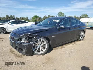 2014 BMW 5 Series 535i z VIN WBA5B1C51ED480608, wystawiony jako Copart lot #56171975 z przebiegiem 73 143 mil mil oraz Szkoda całkowita • Salvage title. Historia ofert i sprzedaży dostępna na DreamBid. Obrazek 1.