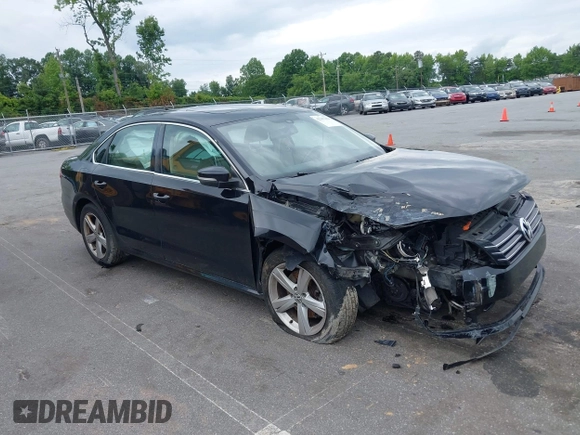2013 Volkswagen Passat SE with VIN 1VWBH7A38DC088638, listed as a IAAI auction lot 42397459 with 173,025 mi miles and . Bid and sale history available at DreamBid. Image 1.