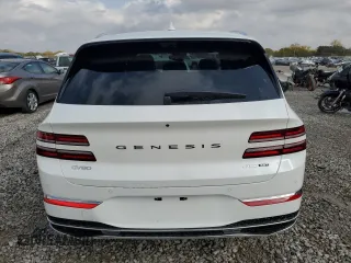 2025 Genesis GV80 Prestige with VIN KMUHEESCXSU221431, listed as a Copart auction lot 78187984 with 3,788 mi miles and Salvage Title. Bid and sale history available at DreamBid. Image 6.