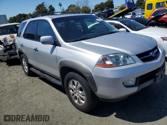 2003 Acura MDX Touring Pkg with VIN 2HNYD18693H517135, listed as a Copart auction lot 48460284 with 168,359 mi miles and Salvage Title. Bid and sale history available at carsss.com. Image 4.