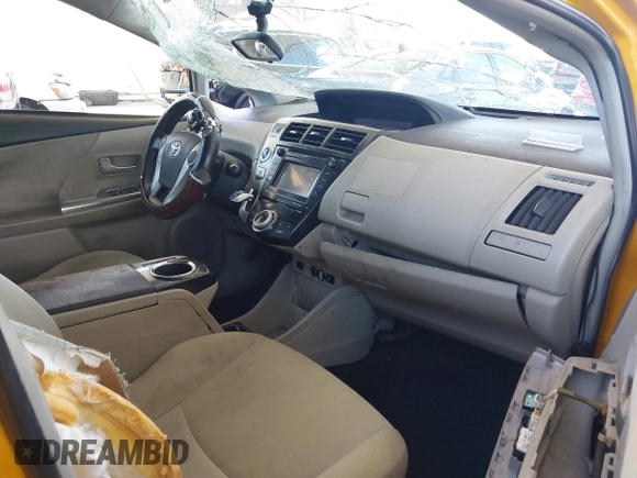2013 Toyota Prius Two with VIN JTDZN3EU2D3254285, listed as a IAAI auction lot 42014558 with 369,654 mi miles and . Bid and sale history available at carsss.com. Image 5.