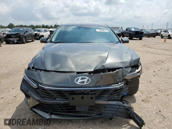 2024 Hyundai Elantra Limited with VIN KMHLP4DG8RU818133, listed as a Copart auction lot 54598175 with 13,647 mi miles and Salvage Title. Bid and sale history available at DreamBid. Image 5.