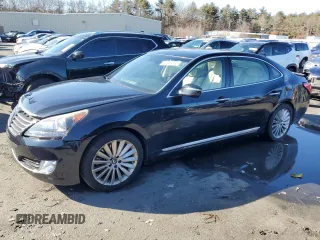 2015 Hyundai Equus Signature with VIN KMHGH4JH2FU098738, listed as a Copart auction lot 47439335 with 109,113 mi miles and Clean Title. Bid and sale history available at DreamBid. Image 1.
