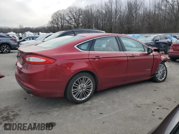 2014 Ford Fusion SE Hybrid with VIN 3FA6P0LU5ER145861, listed as a Copart auction lot 46582675 with Not Provided miles and Salvage Title. Bid and sale history available at DreamBid. Image 3.