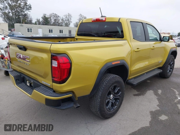 2023 GMC Canyon 2WD Elevation with VIN 1GTP5BEK9P1122916, listed as a IAAI auction lot 42184229 with 12,218 mi miles and . Bid and sale history available at carsss.com. Image 4.