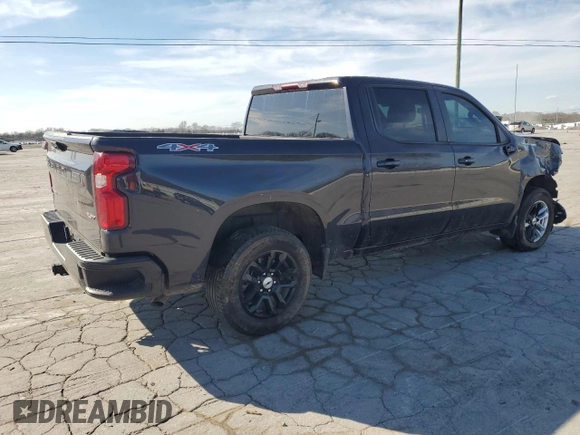 2024 Chevrolet Silverado 1500 RST with VIN 3GCPDEEK6RG198330, listed as a Copart auction lot 50710055 with 17,018 mi miles and Clean Title. Bid and sale history available at carsss.com. Image 3.