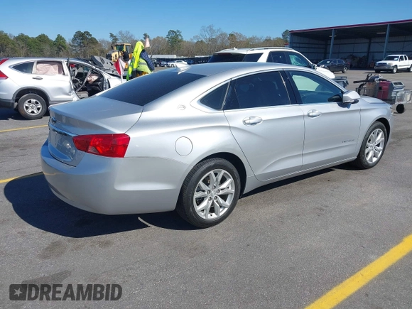 2017 Chevrolet Impala LT with VIN 1G1105SA3HU161608, listed as a IAAI auction lot 41852961 with 102,992 mi miles and . Bid and sale history available at DreamBid. Image 4.
