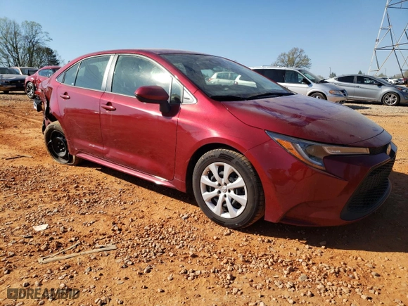 2022 Toyota Corolla LE with VIN JTDEPMAE3NJ227798, listed as a Copart auction lot 50903405 with 61,707 mi miles and Salvage Title. Bid and sale history available at carsss.com. Image 4.