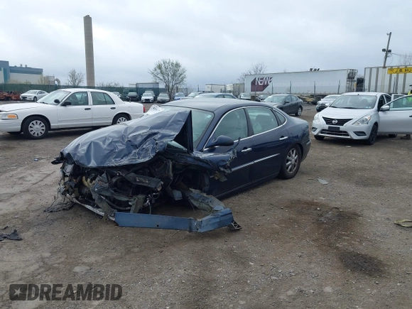 2008 Buick LaCrosse CXL with VIN 2G4WD582181259934, listed as a IAAI auction lot 41913553 with 97,708 mi miles. Bid and sale history available at carsss.com. Image 2.