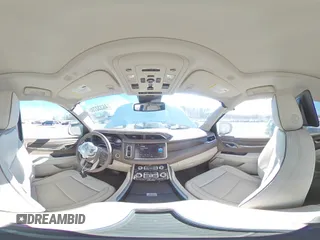2023 GMC Yukon XL Denali with VIN 1GKS2JKL4PR349768, listed as a Copart auction lot 46332795 with 11,577 mi miles and Salvage Title. Bid and sale history available at DreamBid. Image 13.