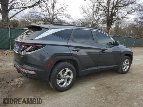 2022 Hyundai Tucson SEL with VIN 5NMJBCAE0NH070468, listed as a Copart auction lot 48060865 with 51,844 mi miles and Salvage Title. Bid and sale history available at carsss.com. Image 3.