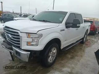 2017 Ford F-150 XL with VIN 1FTEW1EG0HKD71630, listed as a Copart auction lot 51707365 with 117,701 mi miles and Salvage Title. Bid and sale history available at carsss.com. Image 1.