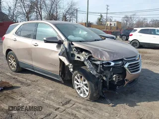2019 Chevrolet Equinox LT with VIN 3GNAXKEV2KL110853, listed as a IAAI auction lot 41797668 with 101,699 mi miles and . Bid and sale history available at DreamBid. Image 1.