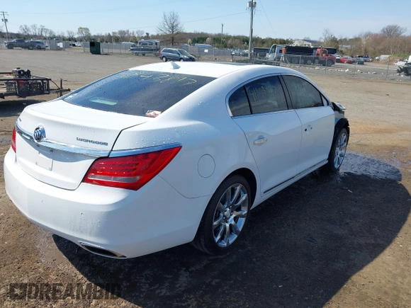 2014 Buick LaCrosse Premium I with VIN 1G4GD5G36EF304692, listed as a IAAI auction lot 41843897 with 65,774 mi miles and . Bid and sale history available at DreamBid. Image 4.