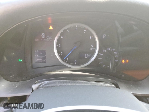 2011 Lexus IS F with VIN JTHBP5C22B5009186, listed as a Copart auction lot 49049665 with 114,900 mi miles and Salvage Title. Bid and sale history available at carsss.com. Image 9.