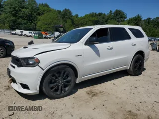 2020 Dodge Durango R/T с VIN 1C4SDJCT7LC161702, выставлен на аукционе Copart как лот 59527775 с пробегом 42 349 миль миль и Списание • Salvage title. История ставок и продаж доступна на DreamBid. Изображение 1.