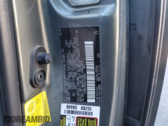 2012 Toyota Sienna LE AAS with VIN 5TDKK3DC0CS238666, listed as a Copart auction lot 43776765 with 0 mi miles and Salvage Title. Bid and sale history available at carsss.com. Image 13.