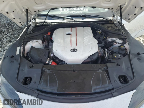 2020 Toyota GR Supra 3.0 with VIN WZ1DB4C06LW025616, listed as a Copart auction lot 72152934 with 0 mi miles and Salvage Title. Bid and sale history available at carsss.com. Image 12.