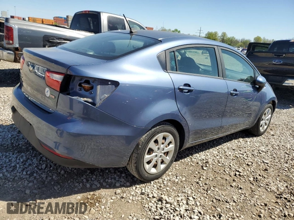 2016 Kia Rio LX with VIN KNADM4A30G6642969, listed as a Copart auction lot 54170695 with 85,925 mi miles and Salvage Title. Bid and sale history available at carsss.com. Image 3.