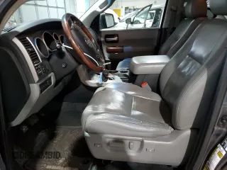 2012 Toyota Sequoia Platinum with VIN 5TDDY5G10CS061713, listed as a Copart auction lot 83435424 with 246,330 mi miles and Salvage Title. Bid and sale history available at carsss.com. Image 7.