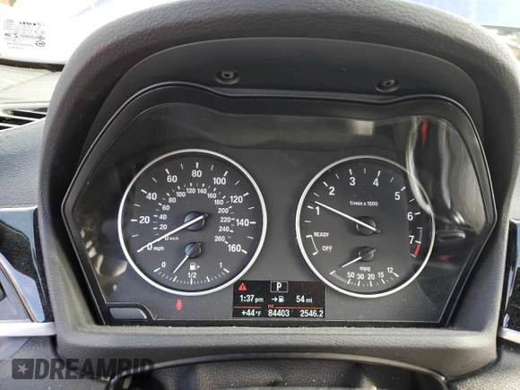 2016 BMW X1 xDrive28i with VIN WBXHT3C3XG5E56687, listed as a Copart auction lot 43629105 with 84,403 mi miles and Salvage Title. Bid and sale history available at carsss.com. Image 9.
