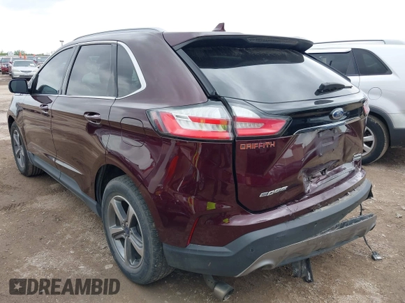 2020 Ford Edge SEL with VIN 2FMPK3J90LBA59717, listed as a IAAI auction lot 42110510 with 71,244 mi miles and . Bid and sale history available at DreamBid. Image 3.