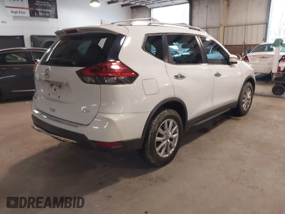 2017 Nissan Rogue S with VIN KNMAT2MT8HP535821, listed as a IAAI auction lot 41087541 with 99,650 mi miles. Bid and sale history available at carsss.com. Image 4.