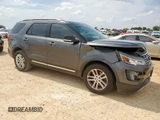 2017 Ford Explorer XLT with VIN 1FM5K7D87HGC22106, listed as a Copart auction lot 58682755 with 122,488 mi miles and Salvage title. Bid and sale history available at DreamBid. Image 4.